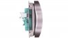 Simon Basic Gniazdo podwójne z/u 16A, 250 V stal inox BMGZ2Mz.01/21